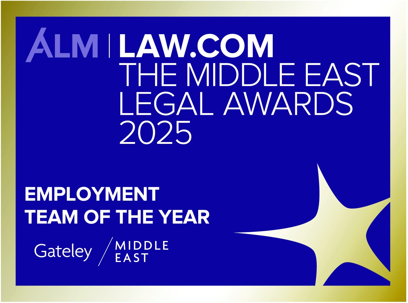 Middle East Legal Awards 2025 logo